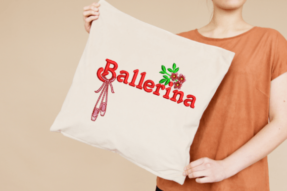 Ballerina Word Digital Embroidery Design Review