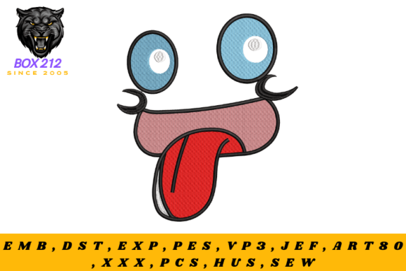 Cartoon Face Digital Embroidery Design Review for Personalized Gifts