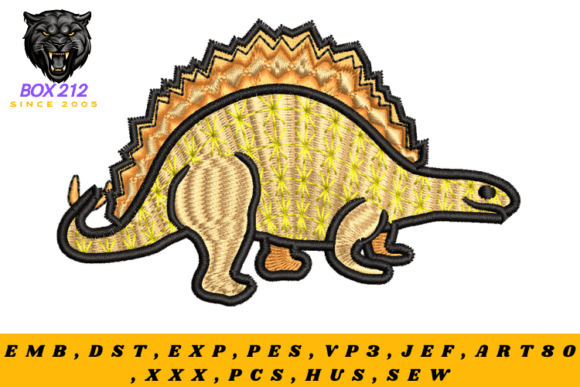 Dinosaur Embroidery Design