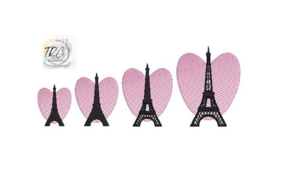 Eiffel Tower Heart Embroidery Design Review