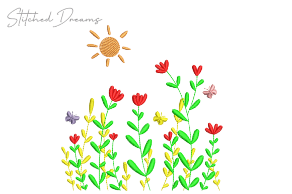 Flowers Under the Sun Digital Embroidery Review