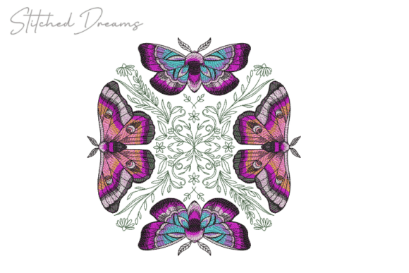 Graceful Butterflies Digital Embroidery