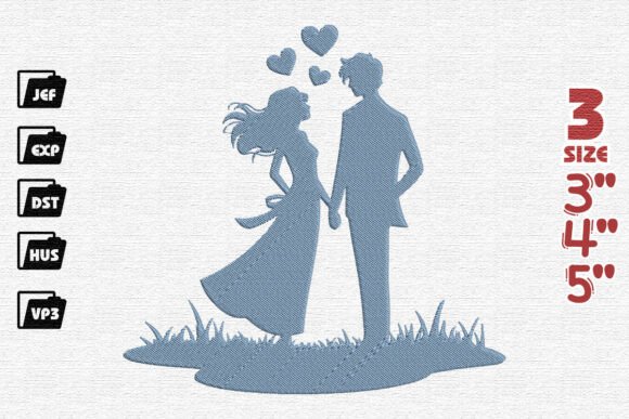 Reviewing the Romantic Duo Embroidery Design for Personalized Gifts