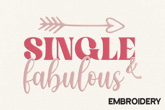 Single Fabulous Embroidery Design