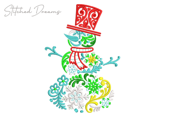 Snowman Embroidery Design Review for Personalized Gift Products